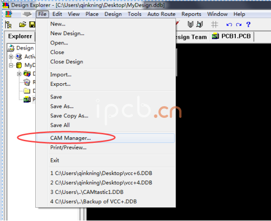 Protel 99 SE打開要導(dǎo)出Gerber文件