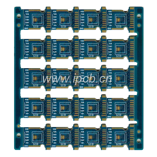 4層藍(lán)油鍍金板 4層藍(lán)油鍍金板