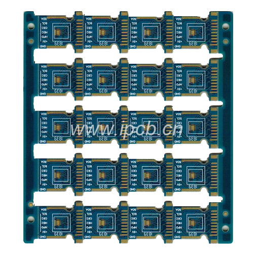 4層藍(lán)油鍍金板 4層藍(lán)油鍍金板