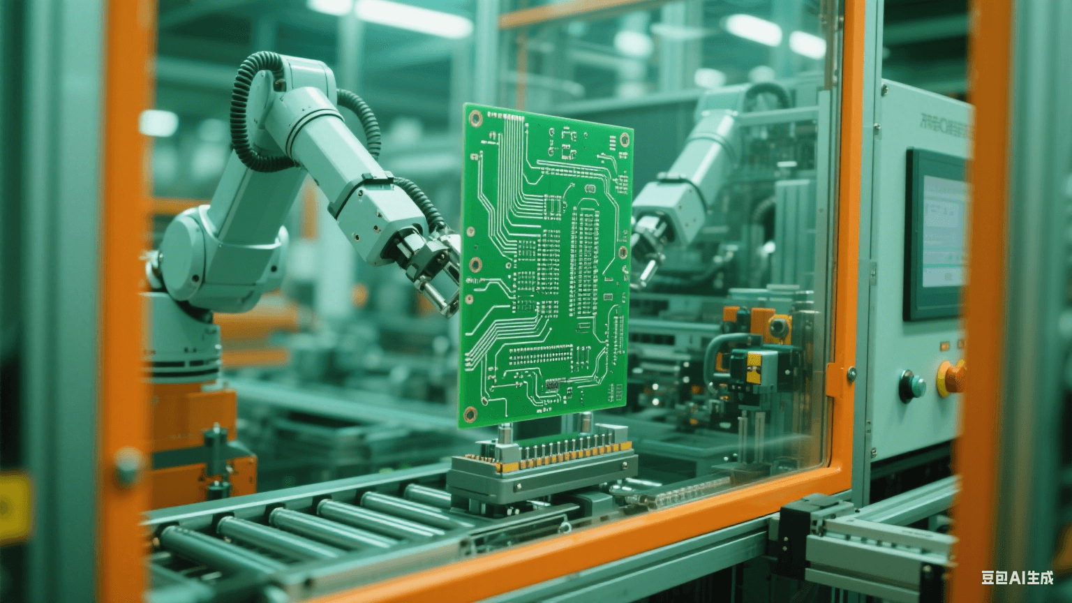 自動化生產(chǎn)線控制單元的 PCB 陶瓷電路板