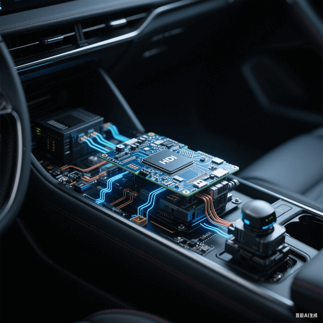 HDI 技術(shù)在汽車電子（ADAS 域控制器、毫米波雷達(dá)）中的應(yīng)用。