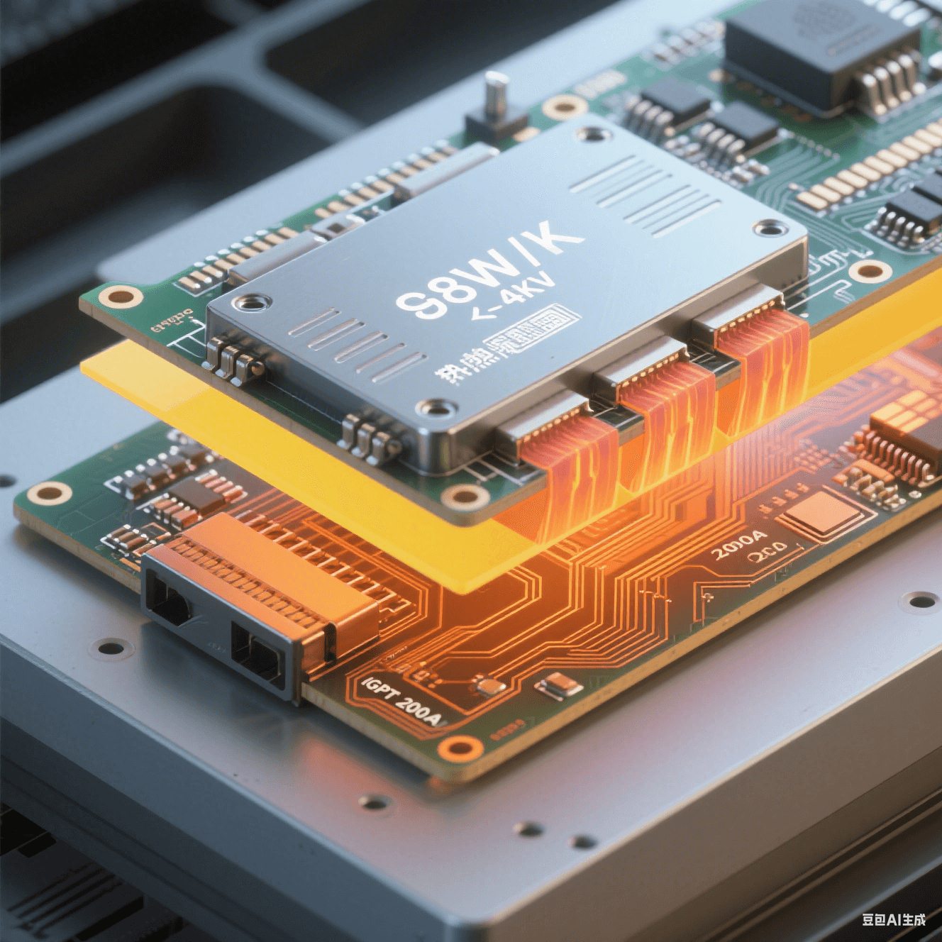BMS金屬基板散熱方案:鋁基板導(dǎo)熱>8W/mK承載200A電流 BMS金屬基板散熱方案:鋁基板導(dǎo)熱>8W/mK承載200A電流