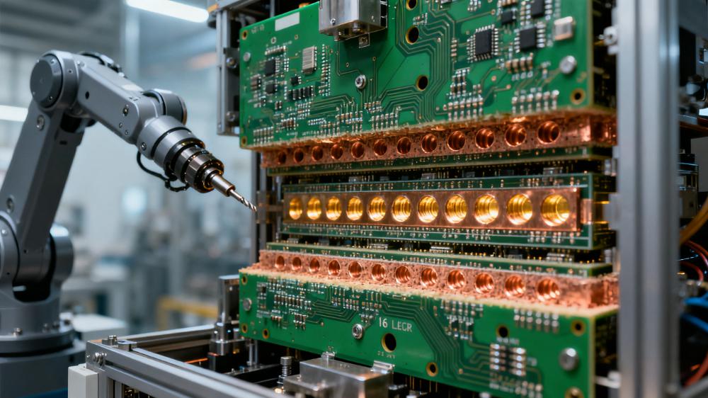 工業(yè)機器人伺服主板采用高TG板材的多層互聯(lián)結(jié)構(gòu) 工業(yè)機器人伺服主板采用高TG板材的多層互聯(lián)結(jié)構(gòu)