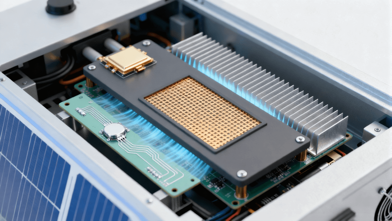 光伏逆變器 SiC 模塊基板應(yīng)用場景，氮化鋁基板適配 1500V 逆變器提升轉(zhuǎn)換效率 0.5%-1%