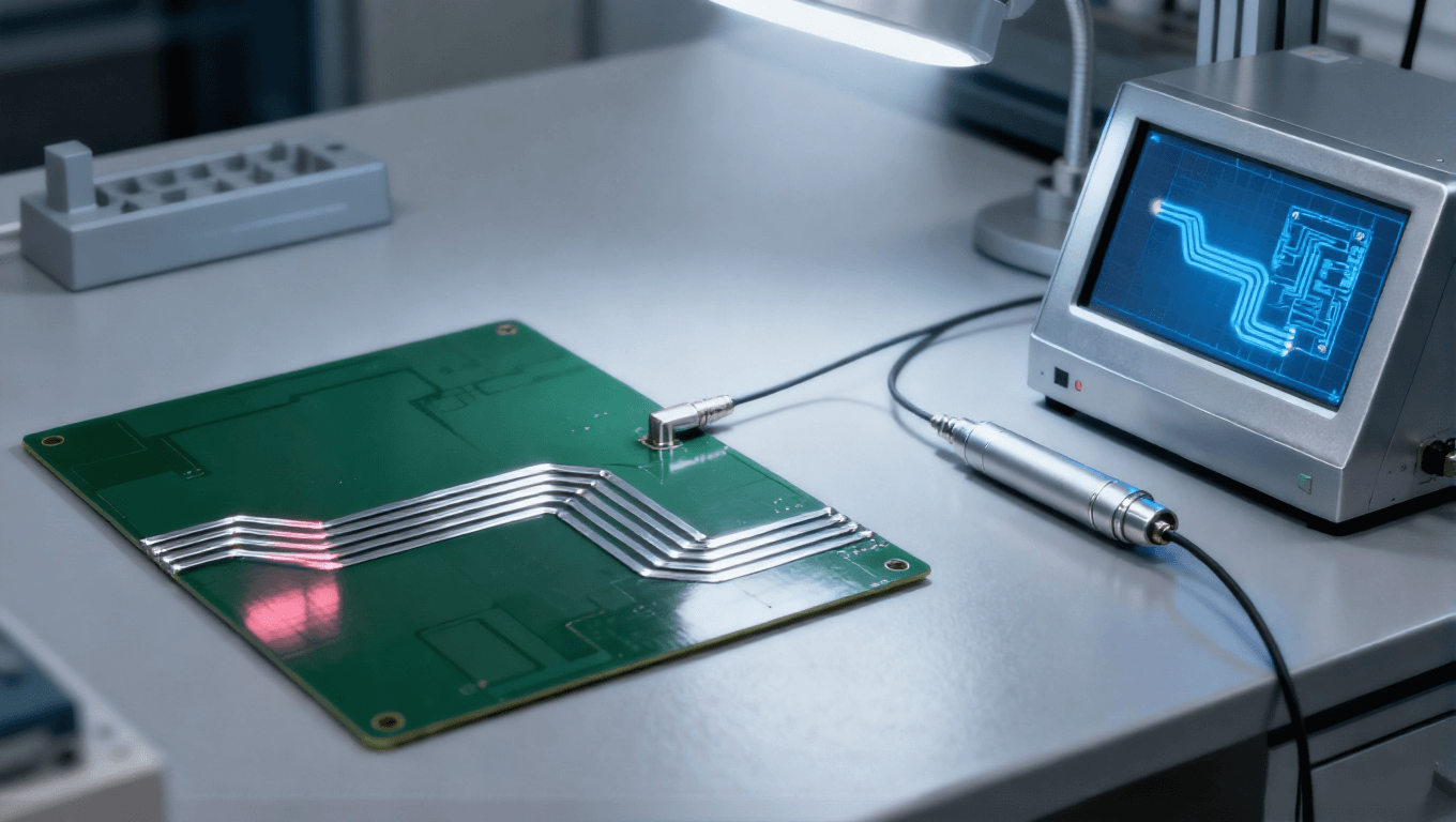 射頻前端 PCB 仿真驗(yàn)證場景，三維仿真模型 + S 參數(shù)測試優(yōu)化傳輸線阻抗