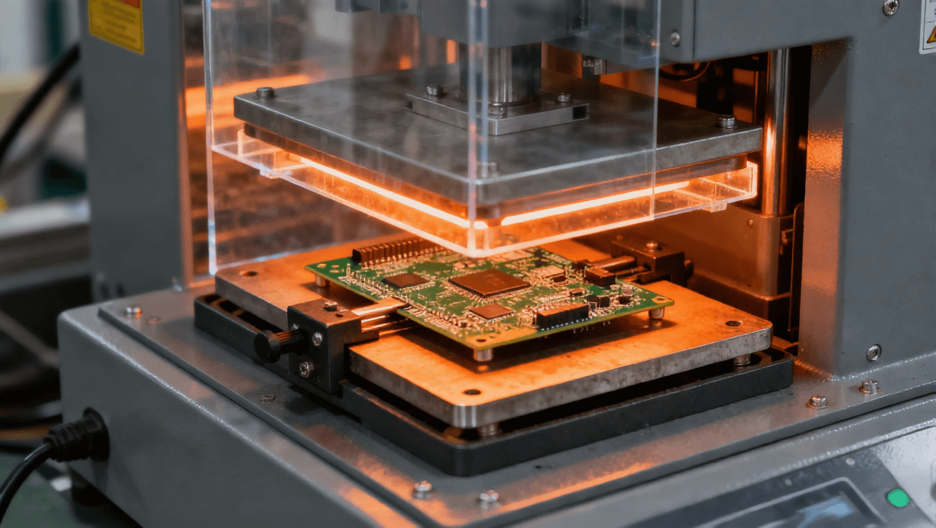 熱壓矯正機對電路板進行恒溫壓力矯形內(nèi)部工作狀態(tài) 熱壓矯正機對電路板進行恒溫壓力矯形內(nèi)部工作狀態(tài)