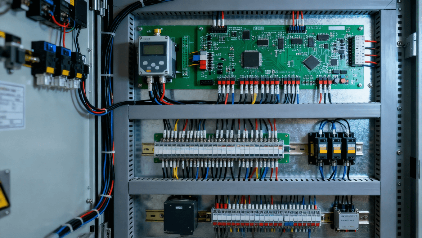 工業(yè)控制電路板綜合動態(tài)測試案例，展示在振動與溫度循環(huán)中的可靠性驗證