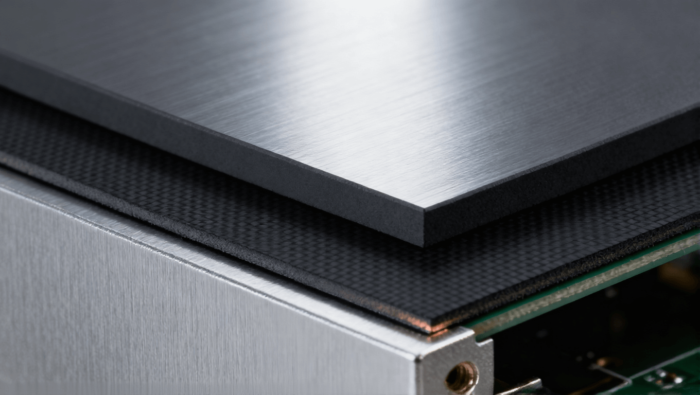 光模塊PCB石墨片與鋁基覆銅板散熱結構 高效散熱工業(yè)感 光模塊PCB石墨片與鋁基覆銅板散熱結構 高效散熱工業(yè)感