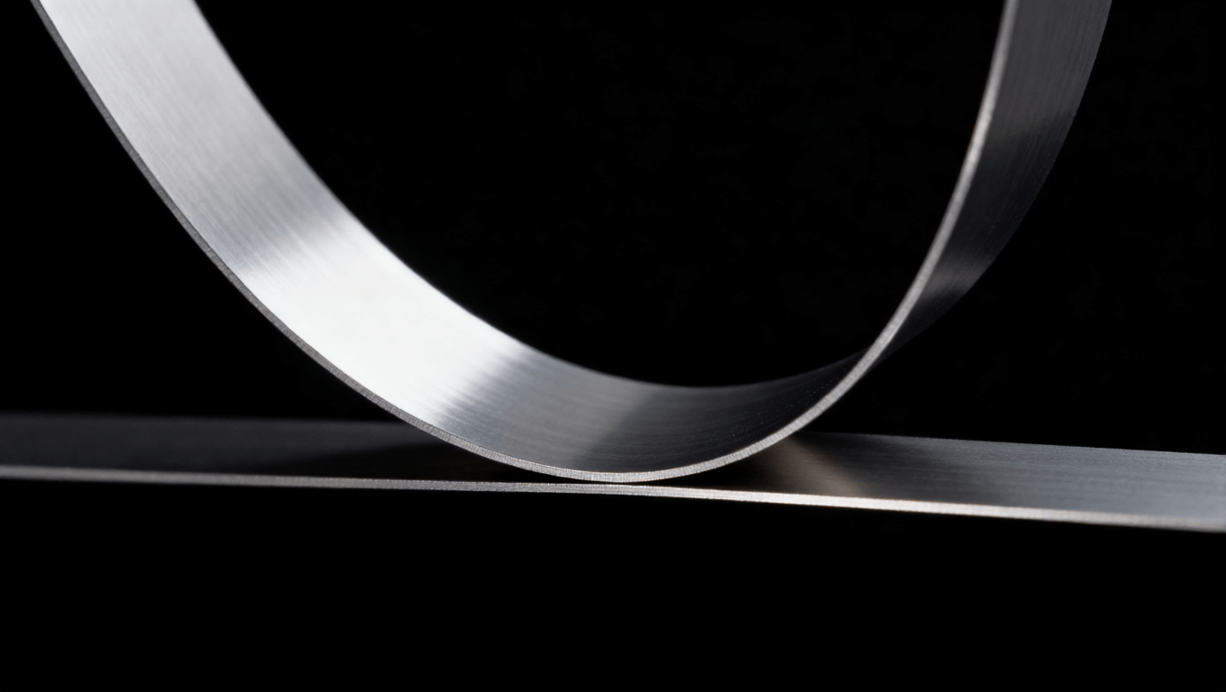 鎳鈦合金超彈性材料彎曲回彈演示，展示其高應(yīng)變承載與形狀記憶特性